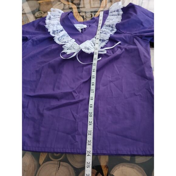 Vintage Pitchfork Brand Country Western Line Dancing Skirt and Top Set Purple S - Picture 7 of 12